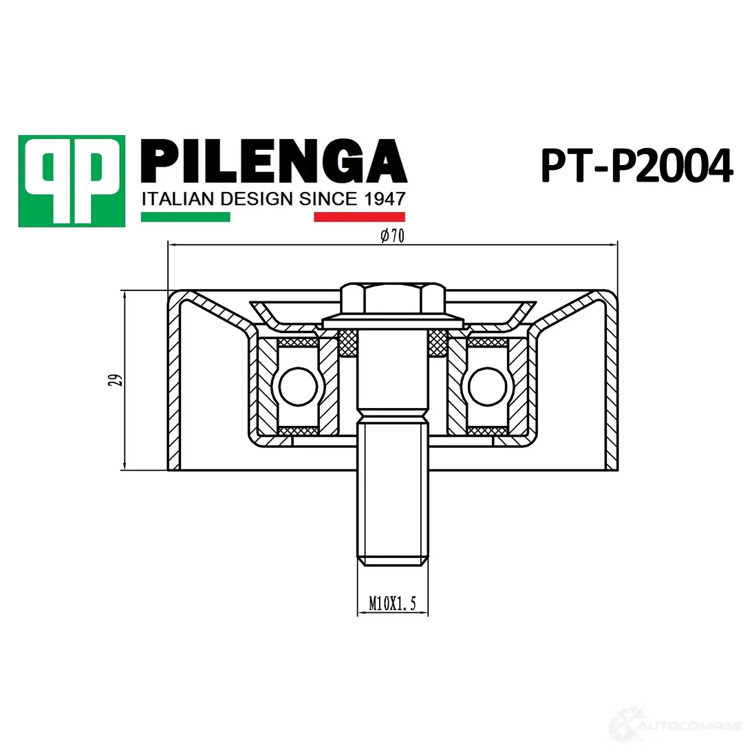 РОЛИК ОБВОДНОЙ РЕМНЯ ПРИВОДНОГО SPORTAGE III PILENGA 1440665962 FKBG I PTP2004