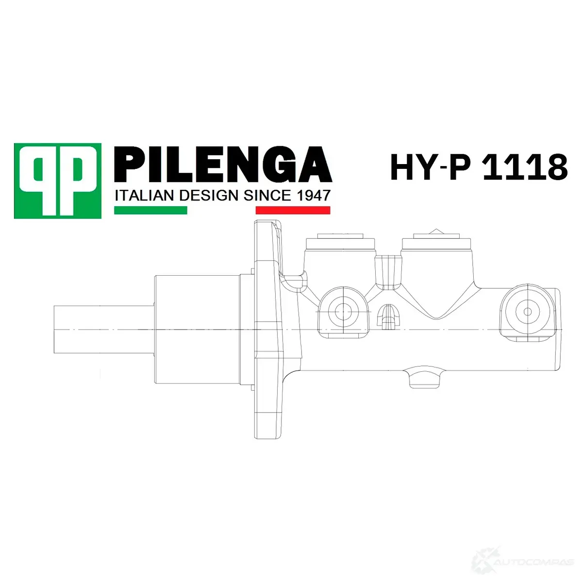Главный тормозной цилиндр PILENGA HYP1118 1440666095 SIDA D изображение 0