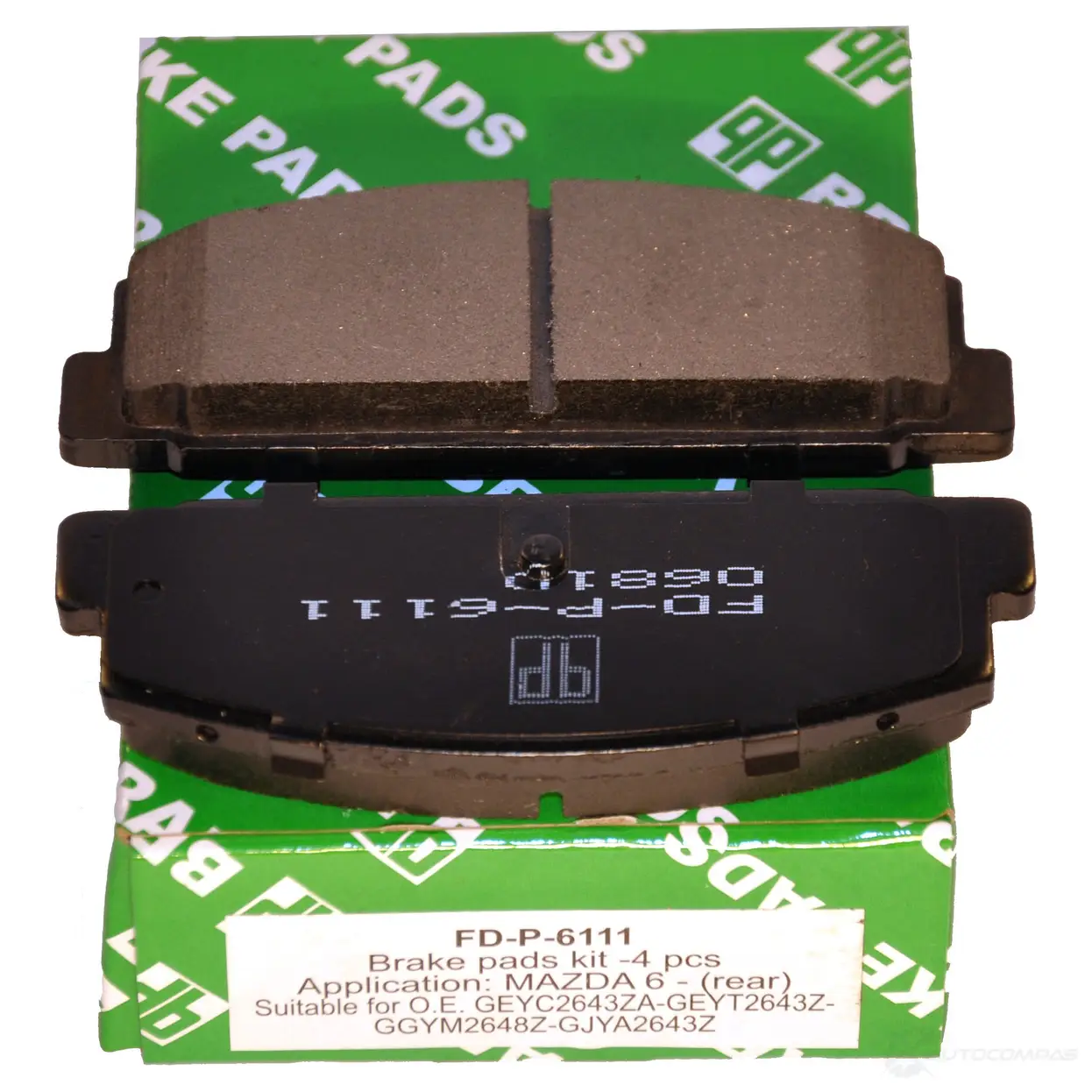 Колодки тормозные задние, дисковые PILENGA L1UXS 1420936485 9E KWZWZ FD-P 6111