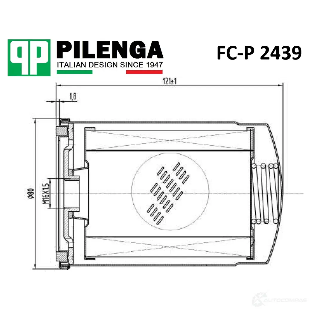 Фильтр топливный PILENGA FCP2439 5R G7N 1440666433 изображение 0