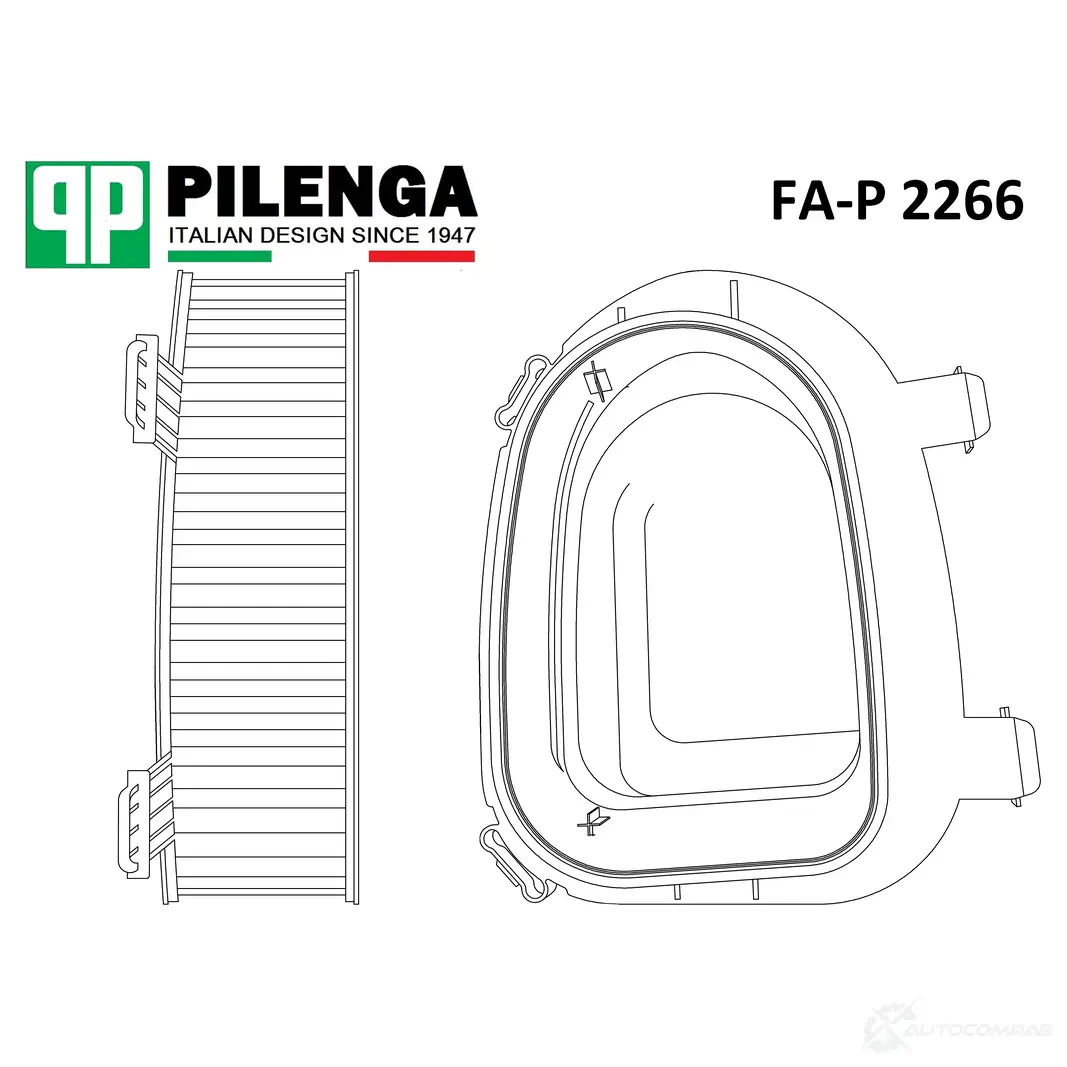 Фильтр воздушный PILENGA 1440666665 OHU DDZ FAP2266