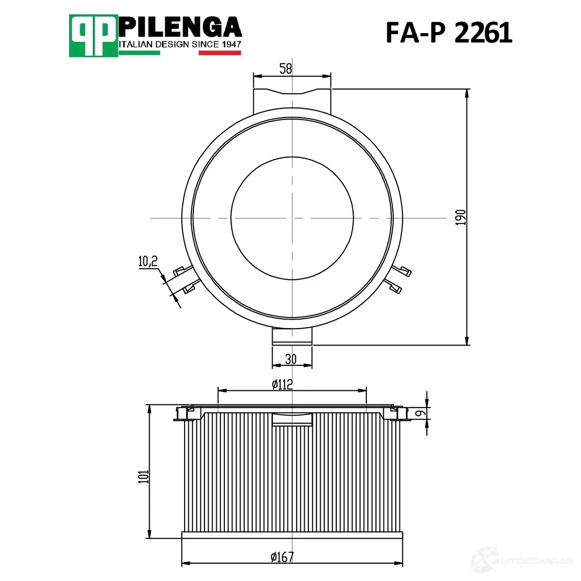 Фильтр салонный, VW T4 PILENGA GUAT N FAP2261 1440666667