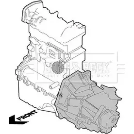 Подушка двигателя, опора BORG & BECK 3157221 YP9R 535 6D5IIA BEM3100 изображение 0