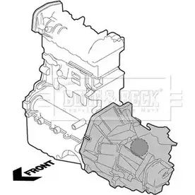 Подушка двигателя, опора BORG & BECK GTPB14Q 3157382 2I 15XB BEM3270