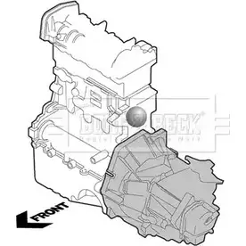 Подушка двигателя, опора BORG & BECK PR9PZZ BEM3377 3157479 V 2KML1