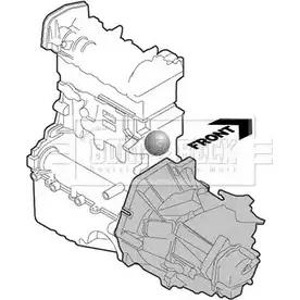 Подушка двигателя, опора BORG & BECK 3157667 BEM3575 GV01G LX8 6T