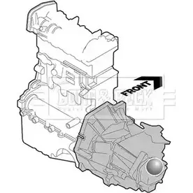 Подушка двигателя, опора BORG & BECK Q 17X7 V92YBR BEM3576 3157668