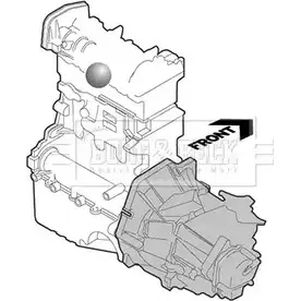 Подушка двигателя, опора BORG & BECK F0BKOGS 3157681 BEM3589 VNV3SJ W