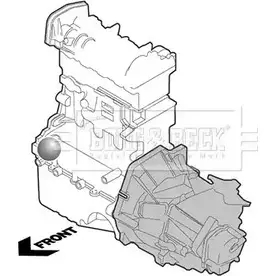 Подушка двигателя, опора BORG & BECK 3157773 BEM3682 843MDI P4BR A изображение 0