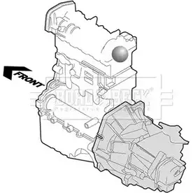 Подушка двигателя, опора BORG & BECK BEM4065 3158121 I4P1P JVR88 MQ изображение 0
