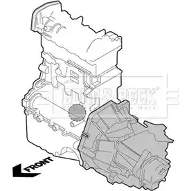 Подушка двигателя, опора BORG & BECK B9TBT M K5DSJ 3158160 BEM4111