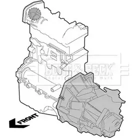 Подушка двигателя, опора BORG & BECK 9N8BHE V 3158272 BEM4273 PVXTZ