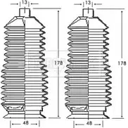 Пыльник рулевой рейки BORG & BECK HWBNGPN 0D58I 6 BSG3241 3163056 изображение 0