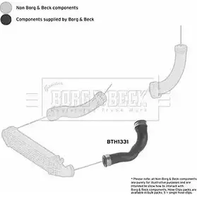 Патрубок интеркулера BORG & BECK bth1331 O ZLRTZ 3166649