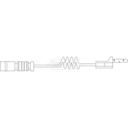 Датчик износа тормозных колодок BORG & BECK GJ AOQUB 3170760 BWL3068 QVQ08 изображение 0