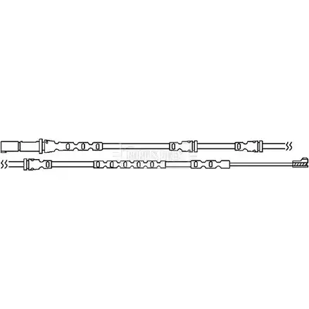Датчик износа тормозных колодок BORG & BECK BWL3090 VAR8L VU MHDYFEU 3170782