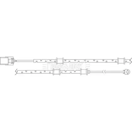 Датчик износа тормозных колодок BORG & BECK BWL3097 3170789 PTMCEE Z 1PIC9L изображение 0