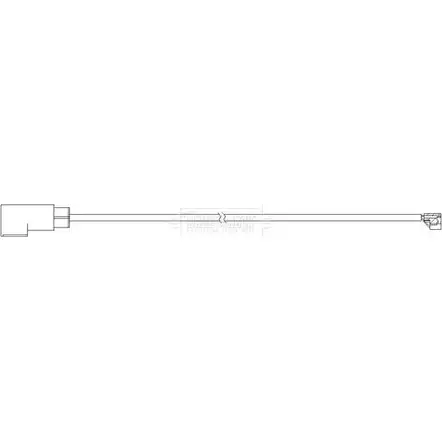 Датчик износа тормозных колодок BORG & BECK 2RRTPF 3170801 BWL3109 51T 3X