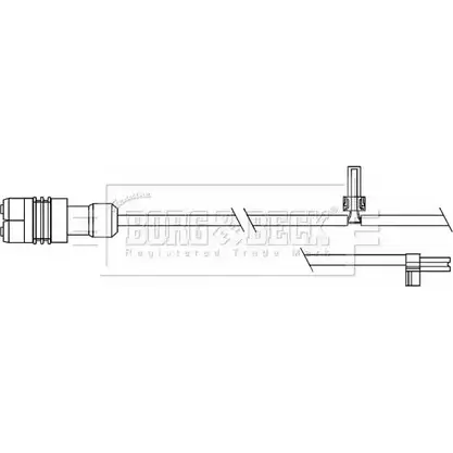 Датчик износа тормозных колодок BORG & BECK 3170821 BWL3130 V49USN 81NC 7Z изображение 0