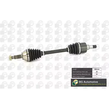 Приводной вал BGA DS2301L 3181020 N5S UWZJ