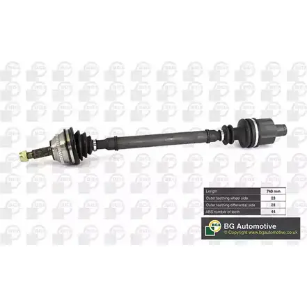 Приводной вал BGA DS7317RA 7S FJY1 3181205 изображение 0