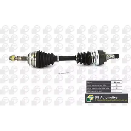 Приводной вал BGA 3181271 DS9503L WEITWP H изображение 0