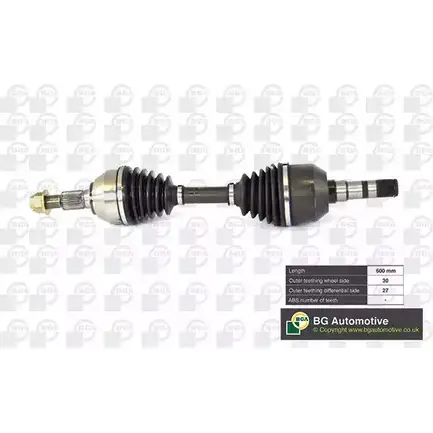 Приводной вал BGA 3181304 XRTA Y4X DS9532 изображение 0