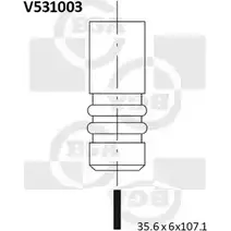 Впускной клапан BGA 4NB9J V531003 EY77 IYA 3190188 изображение 0