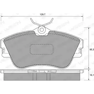 Тормозные колодки, дисковые, комплект WEEN D4YHD 3253697 151-1630 214 79 изображение 0