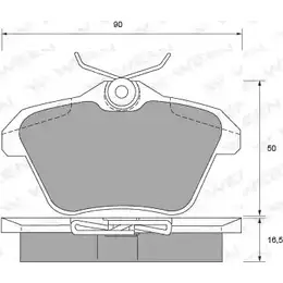 Тормозные колодки, дисковые, комплект WEEN 2 1605 151-1671 21606 3253731 изображение 0