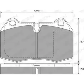 Тормозные колодки, дисковые, комплект WEEN 2 1471 BJ2FDU 151-1754 3253804 изображение 0