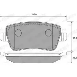 Тормозные колодки, дисковые, комплект WEEN 151-2003 3254043 MR3HL3S QZ 8PN4X