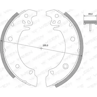 Тормозные колодки, комплект WEEN F531 H 152-2244 LUVZ9 3254886 изображение 0
