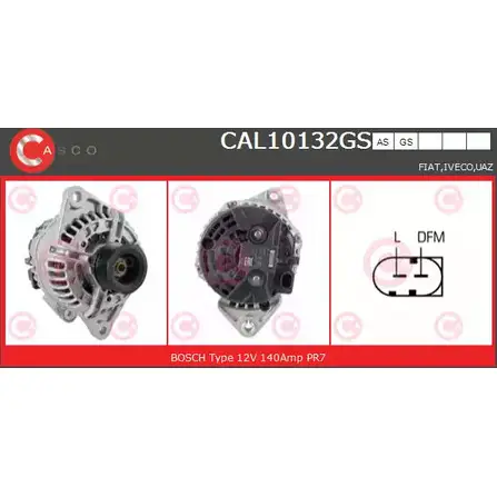 Генератор CASCO HZ2ES4 I0 JP4J CAL10132GS 3255207