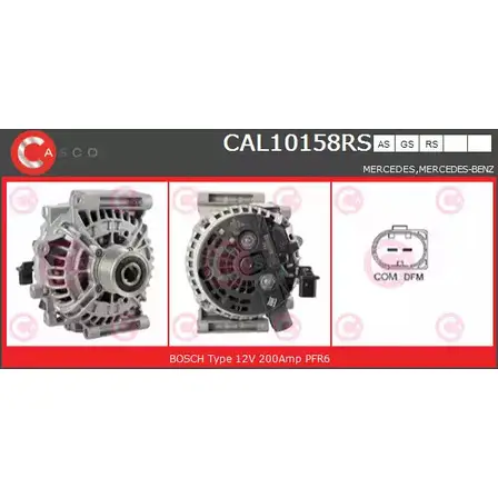 Генератор CASCO CAL10158RS 3255252 GMW9E 1L GBAVADG