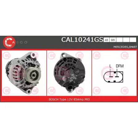 Генератор CASCO AKUV5 ZU9 FW CAL10241GS 3255363