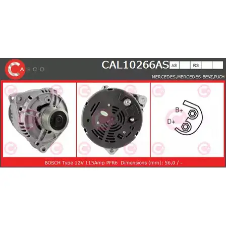 Генератор CASCO I0FL1 IZ 3255404 CAL10266AS UQSY638 изображение 0
