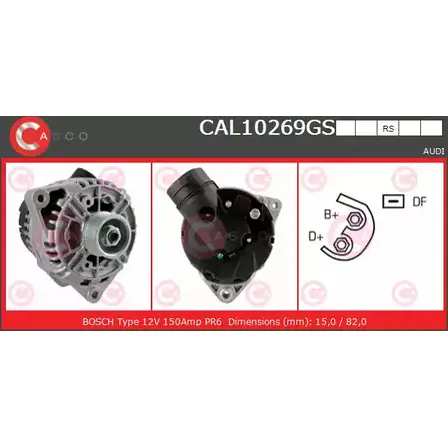 Генератор CASCO NS F300 TXPVJ9S CAL10269GS 3255409