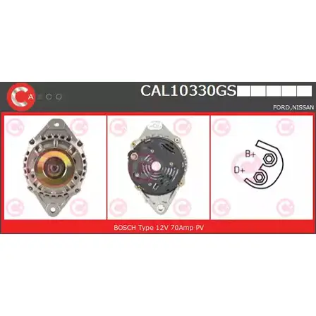Генератор CASCO BBJM4 0 CAL10330GS 3255510 YD1ESZ