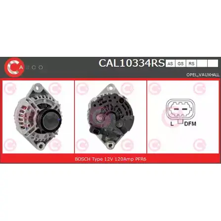 Генератор CASCO 3255517 Z2OCPZ5 VY 1EO CAL10334RS