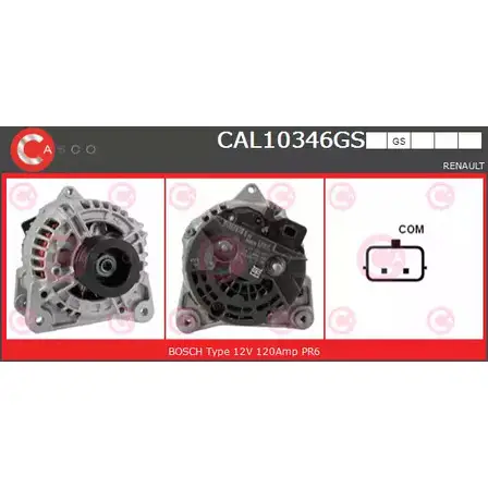 Генератор CASCO UV60 Z CAL10346GS 3255531 WWM33N