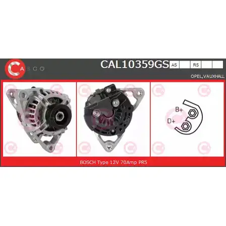 Генератор CASCO I 5OVV PYS4Y8 CAL10359GS 3255553