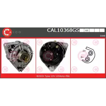 Генератор CASCO MIIG 2 TDXH3 CAL10368GS 3255567