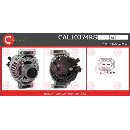 Генератор CASCO CAL10374RS 1M24 PKI QKBDOJ 3255575