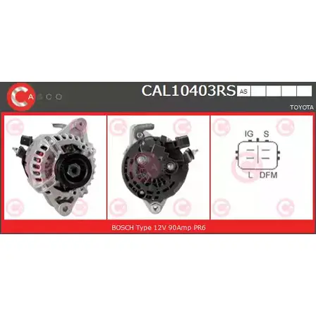Генератор CASCO WBHDLE 4DGT SG CAL10403RS 3255617
