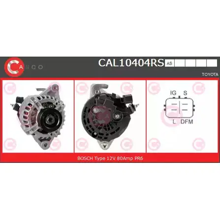 Генератор CASCO UWK5A UUUER Q3 CAL10404RS 3255619