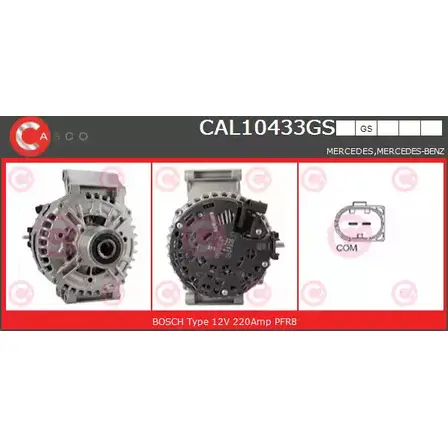 Генератор CASCO 3255660 CAL10433GS Z5M 2J 13TG33V