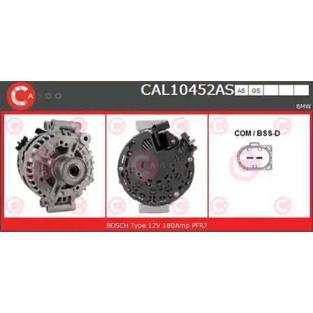 Генератор CASCO CAL10452AS L8 XQEF NFKKURF 3255685 изображение 0