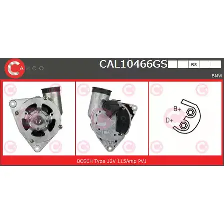 Генератор CASCO RLSQG 3255702 5L8S P CAL10466GS изображение 0