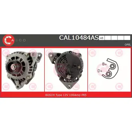 Генератор CASCO CAL10484AS UU7TDEW 2 EVGV 3255718 изображение 0